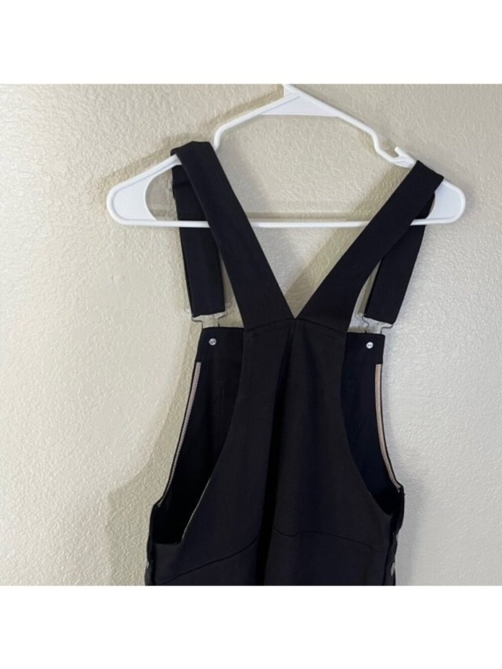 Wildfang Overalls Womens Small Essential Overall Black Denim Pockets NEW - Picture 6 of 6